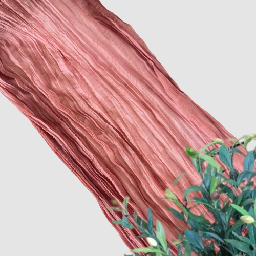 Chemin de table gaze Rose blush